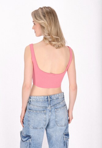 MYMO Knitted Top 'Comfy' in Pink