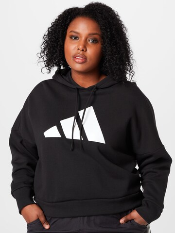 ADIDAS PERFORMANCE Sports sweatshirt 'Future' in Black: front