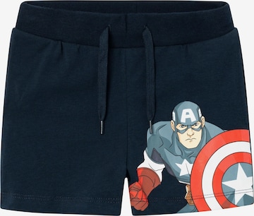 Regular Pantalon 'Marvel' NAME IT en bleu : devant