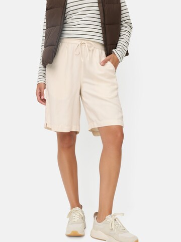 CAMEL ACTIVE Loosefit Bermuda Shorts mit Tunnelzug in Weiß