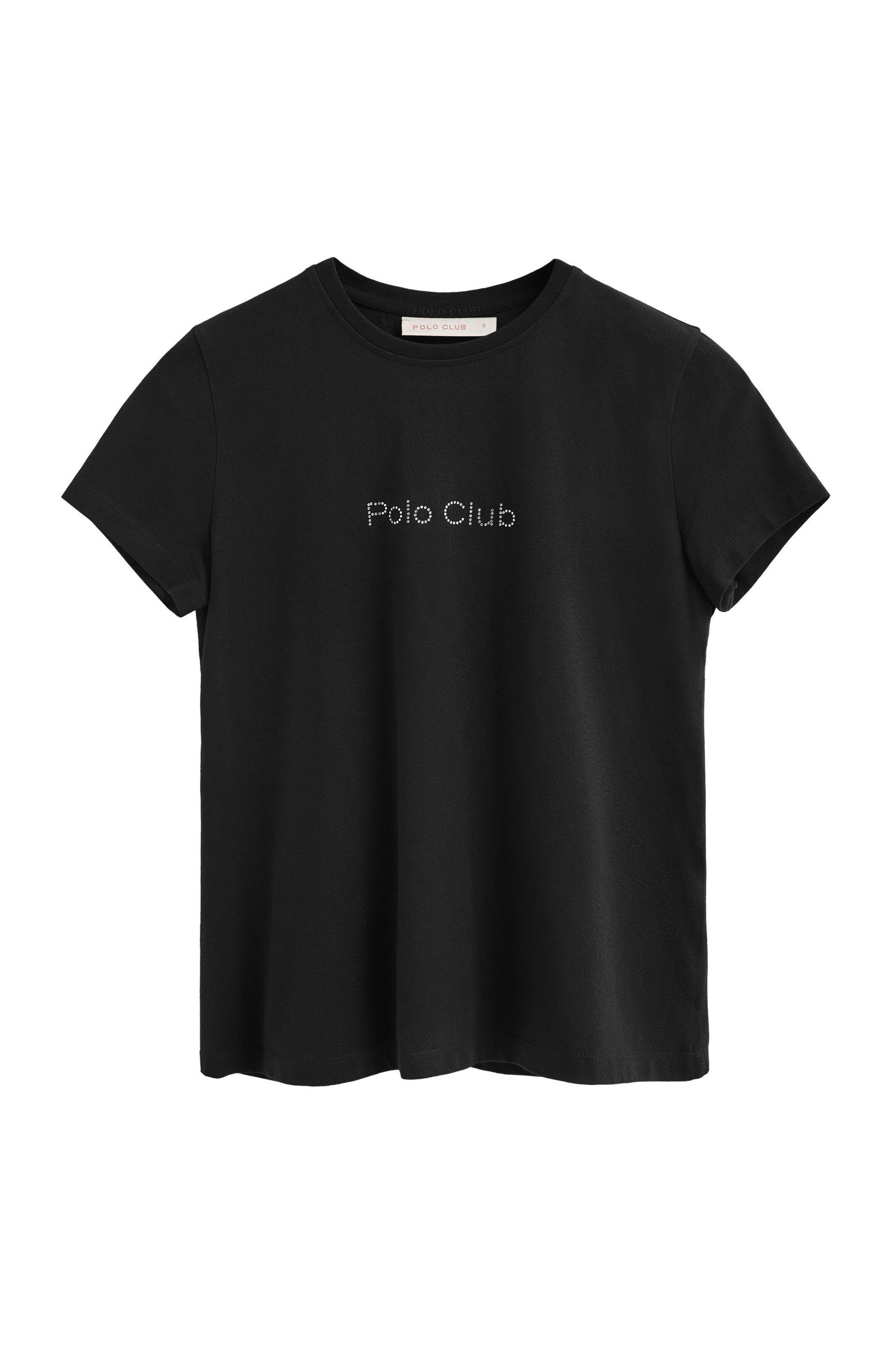 Polo Club T-Shirt in schwarz / silber, Produktansicht