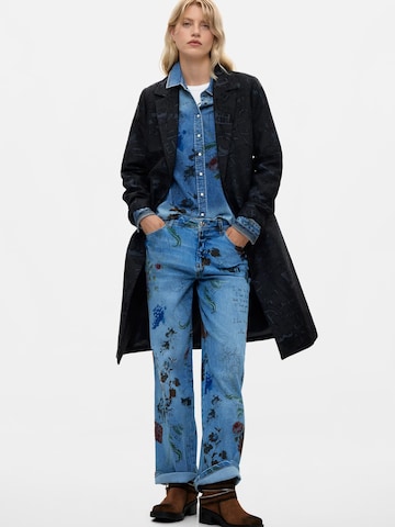 Manteau mi-saison Desigual en noir : devant