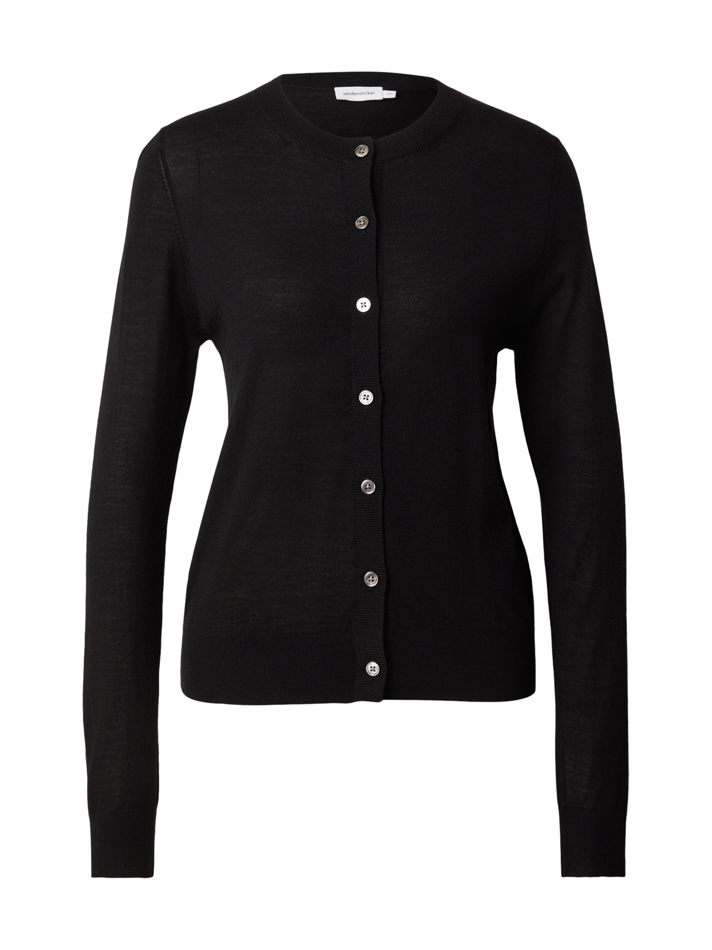 Giacchetta 'The Knits' di SEIDENSTICKER in nero: frontale