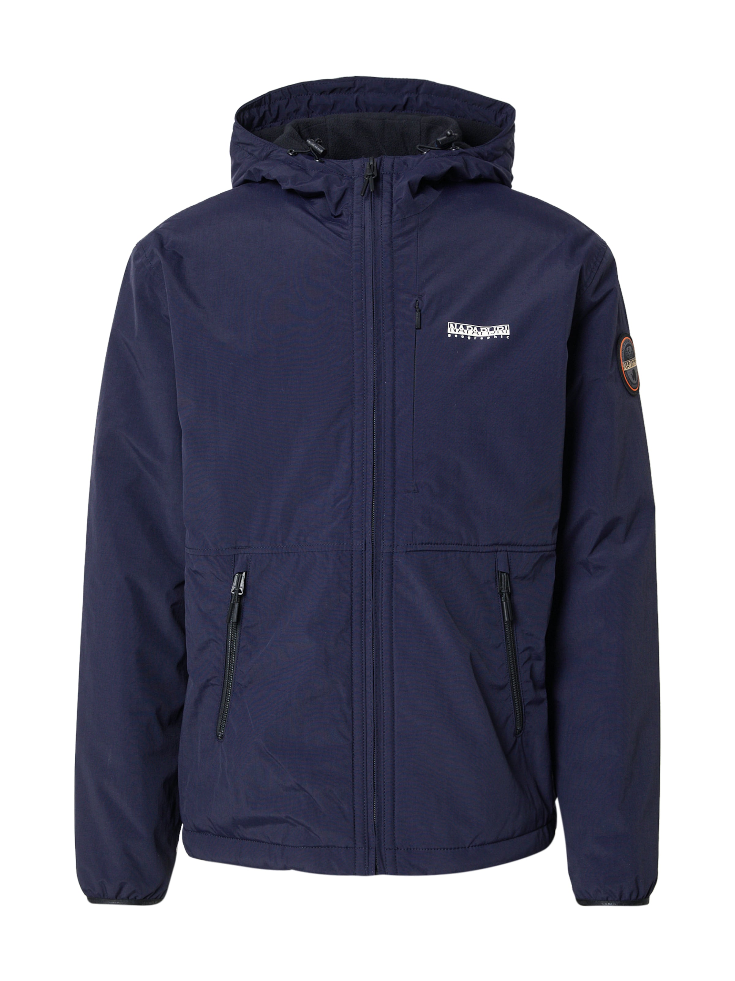 mėlyna NAPAPIJRI Demisezoninė striukė 'A-TUNDRA': priekis