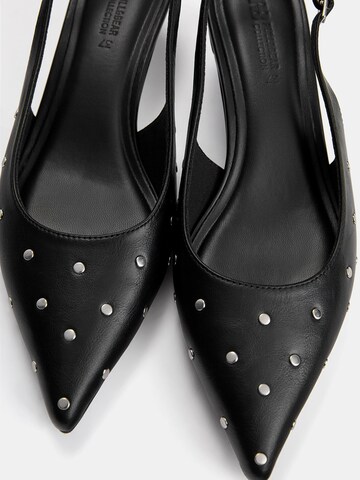 Pull&Bear Mule in Black