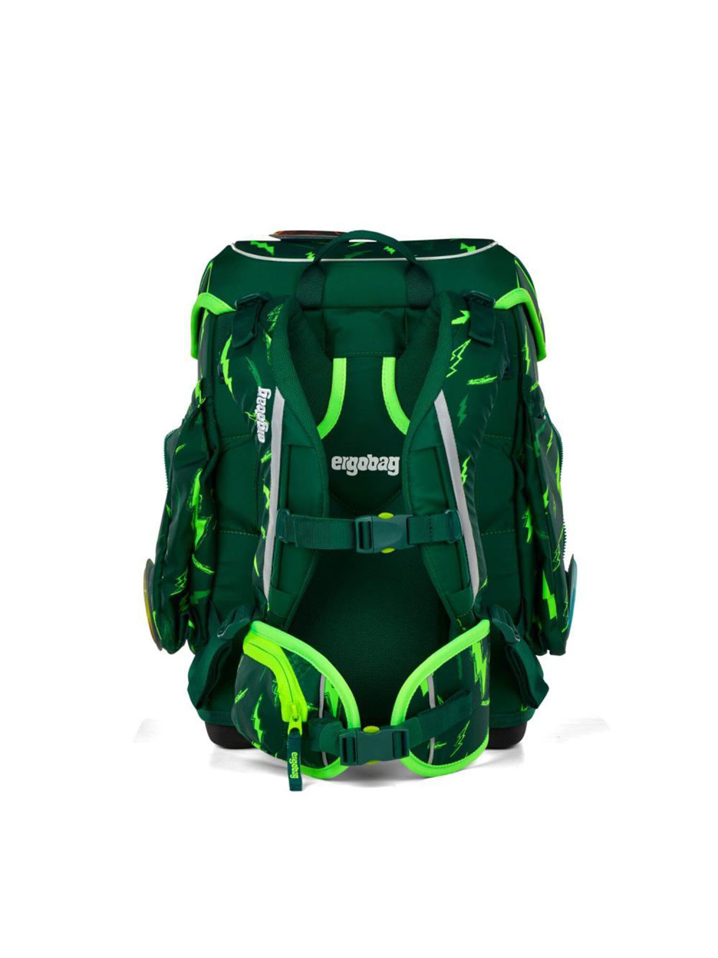 ergobag Rucksack 'Cubo Set 5 tlg'‌‌‌ in Grün
