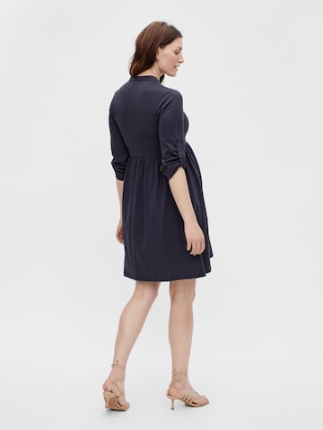 MAMALICIOUS Shirt Dress 'Evi Lia' in Blue