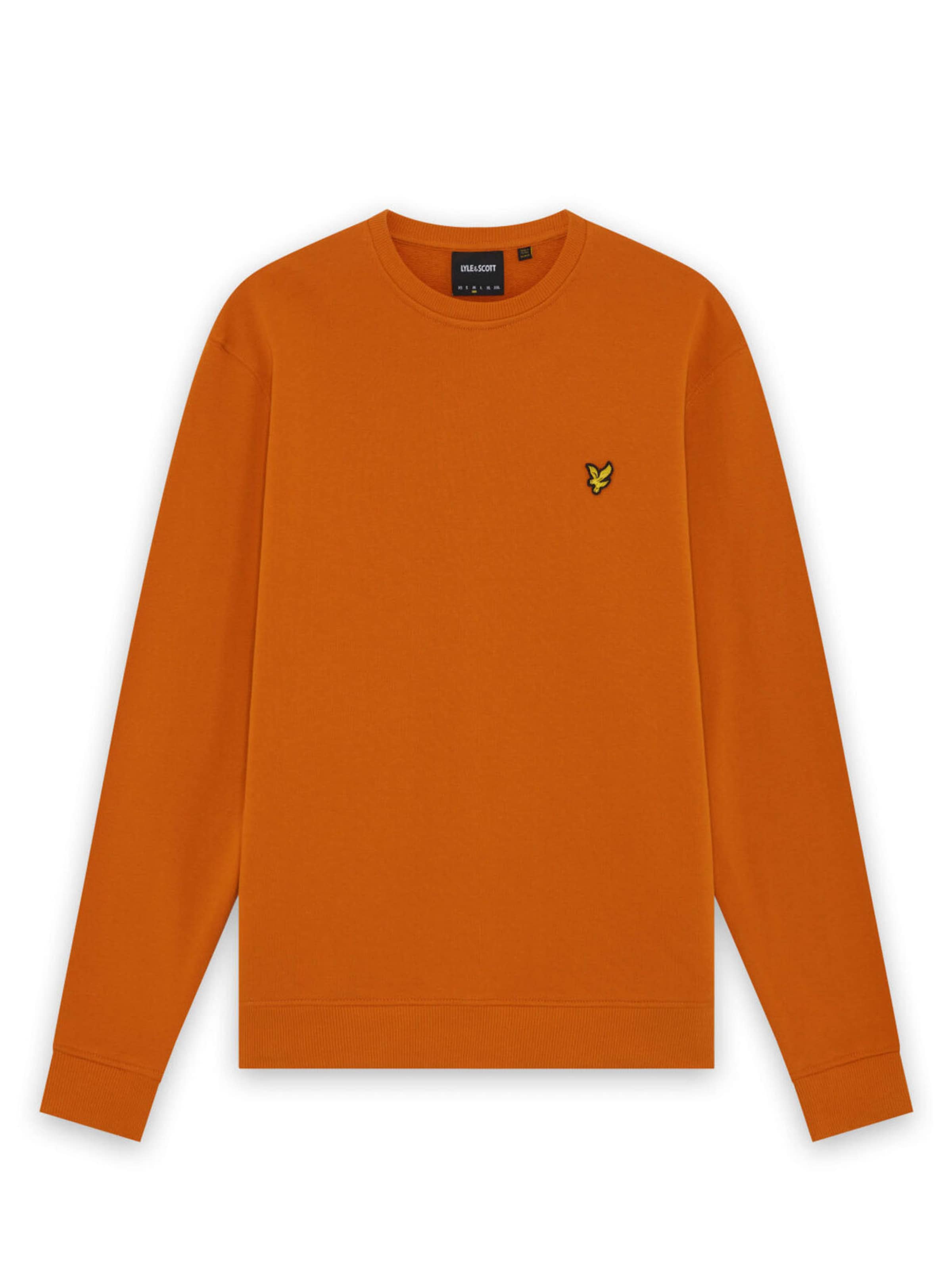 Lyle & Scott Sweatshirt in Orange: front