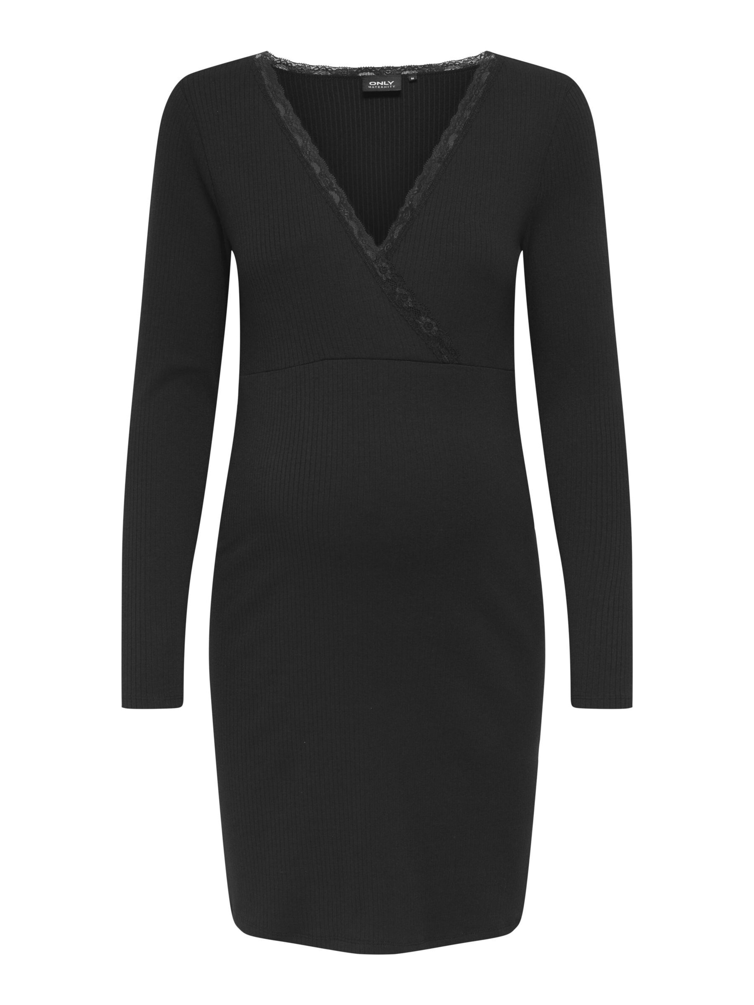 Abito 'IPASS' di Only Maternity in nero: frontale