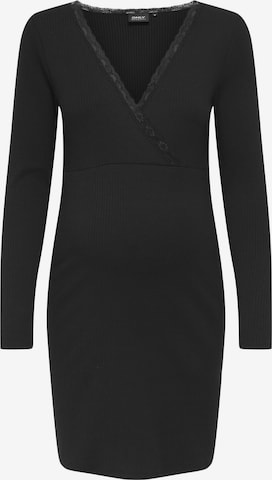 Only Maternity - Vestido 'IPASS' en negro: frente
