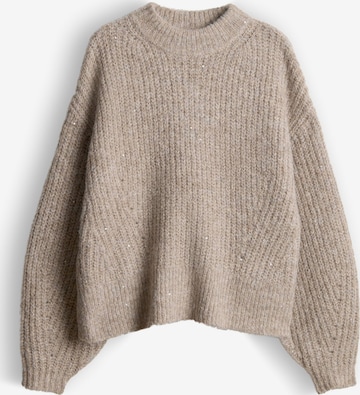OPUS Oversized neulepaita 'Paliet' värissä harmaa: etupuoli