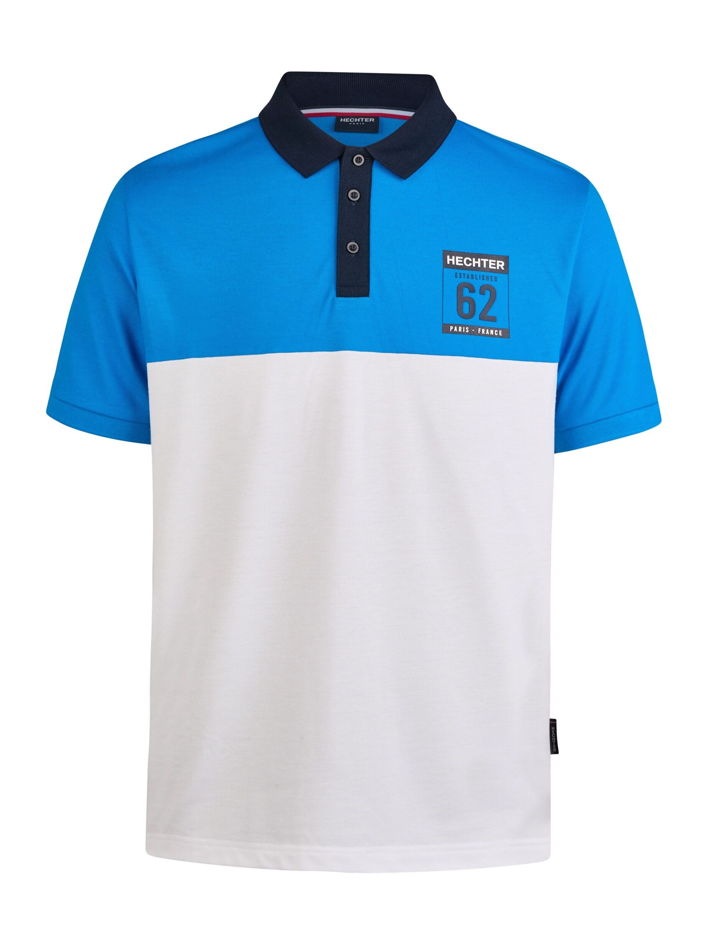 HECHTER PARIS Poloshirt in Blau: Vorderseite