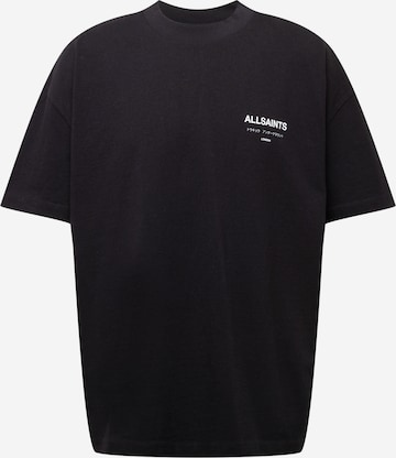 Tricou 'Underground' de la AllSaints pe negru: față