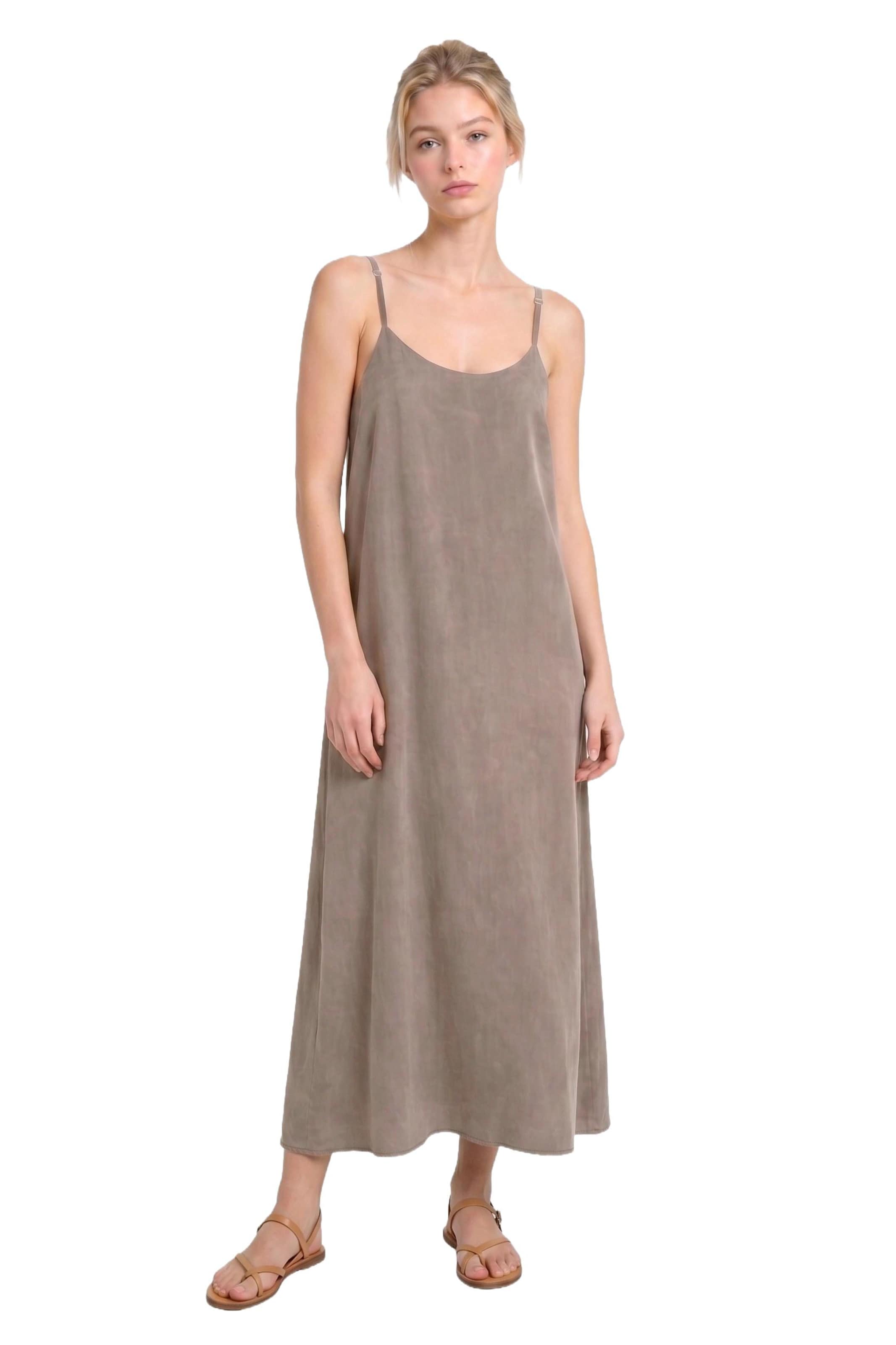 No Matter What Kleid in Grau: Vorderseite