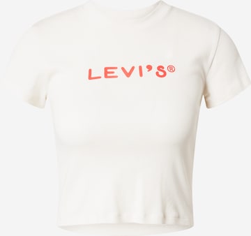 LEVI'S ® Shirt 'Graphic Mini Tee' in Wit: voorkant