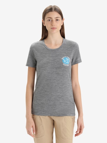 T-shirt fonctionnel 'Tech Lite II' ICEBREAKER en gris : devant