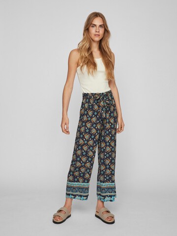 Vila Petite Wide Leg Hose 'Ayais' in Blau