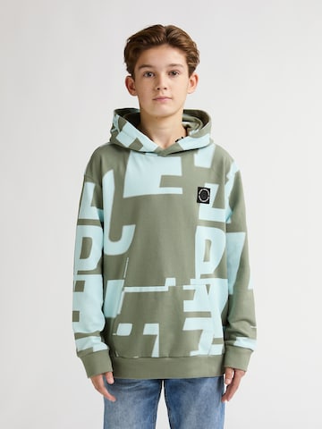 Petrol Industries Sweatshirt in Green: front