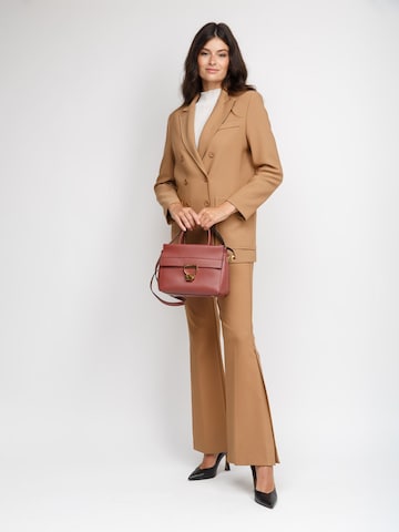 Sacs à main 'Arlettis Handbag Grained Leather' Coccinelle en rouge : devant
