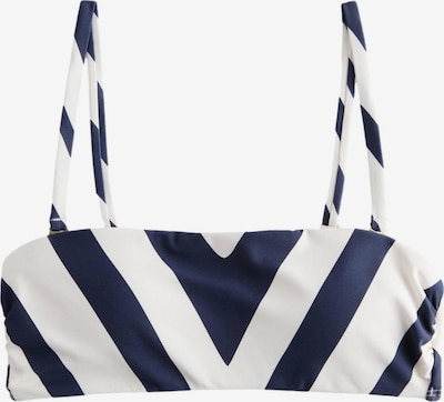 Bikinio viršutinė dalis iš Next, spalva – tamsiai mėlyna / balta, Prekių apžvalga