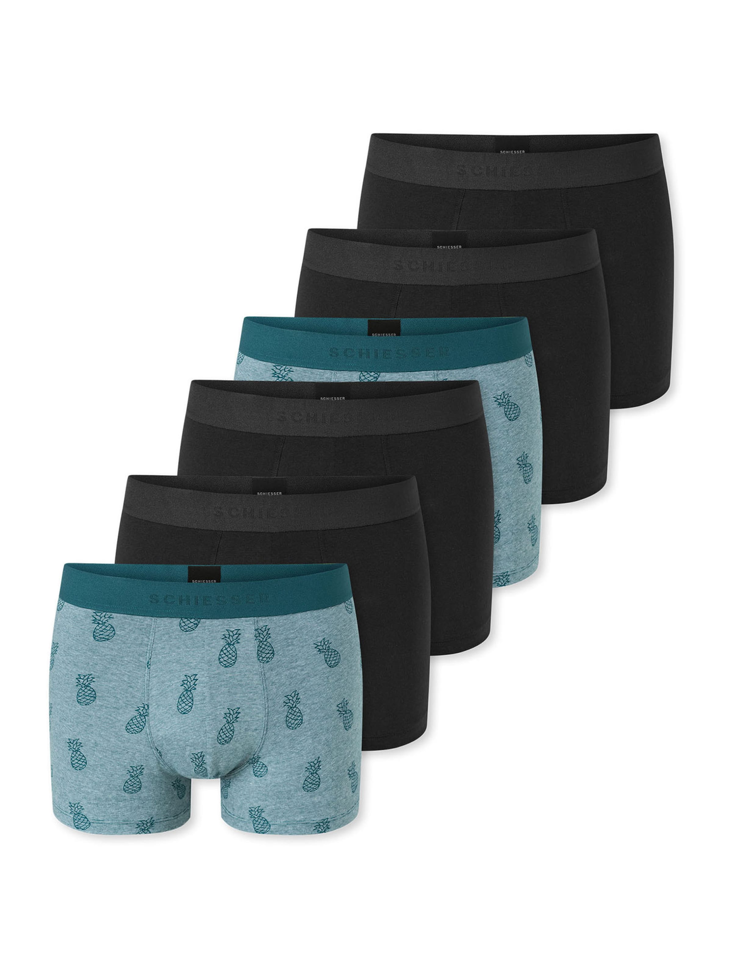 Boxers ' 95/5 ' SCHIESSER en vert : devant