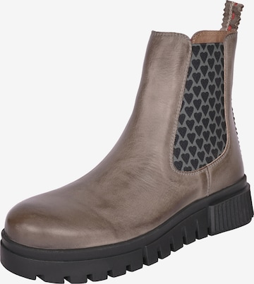 Crickit Chelsea boots in Grijs: voorkant