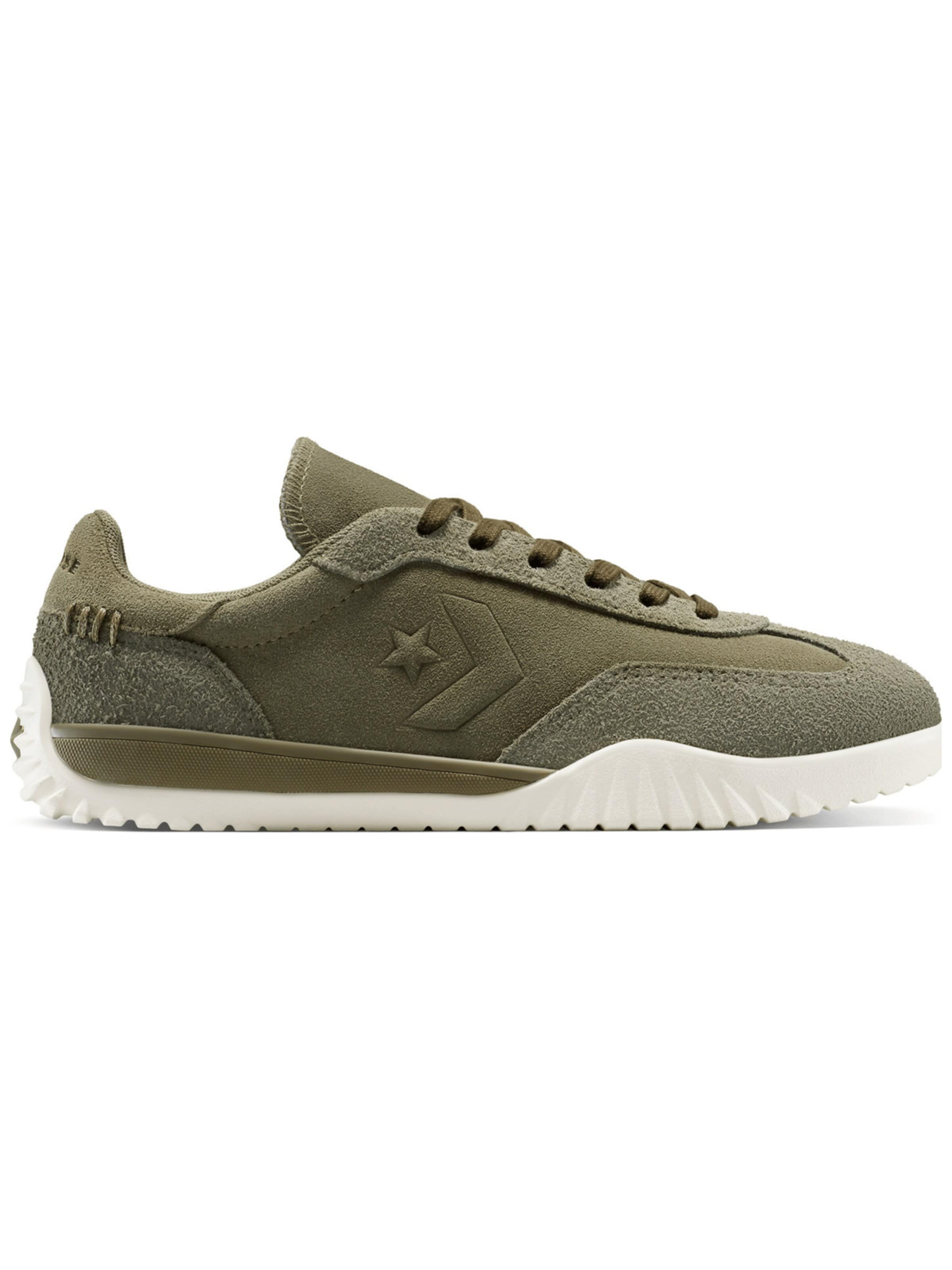 CONVERSE Athletic Shoes 'Run Star' in Green: front