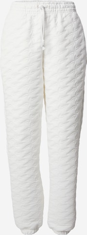 Nike Sportswear Tapered Pants 'Phoenix Fleece' in White: front