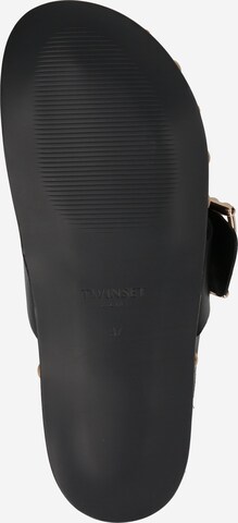 Twinset Pantolette 'CIABATTA' in Schwarz