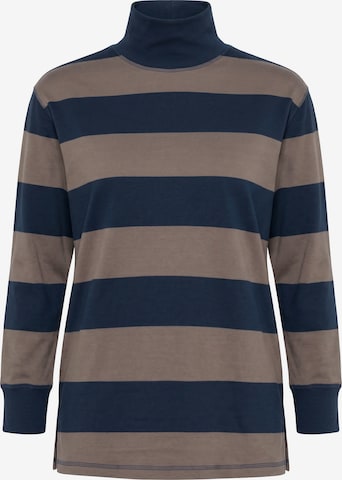 Ulla Popken Sweatshirt in Blau: Vorderseite