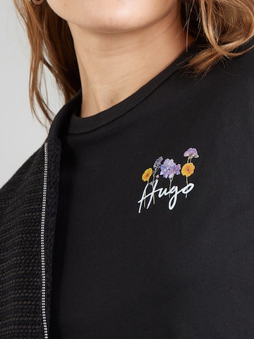 HUGO Μπλουζάκι 'Destrel_4' σε μαύρο
