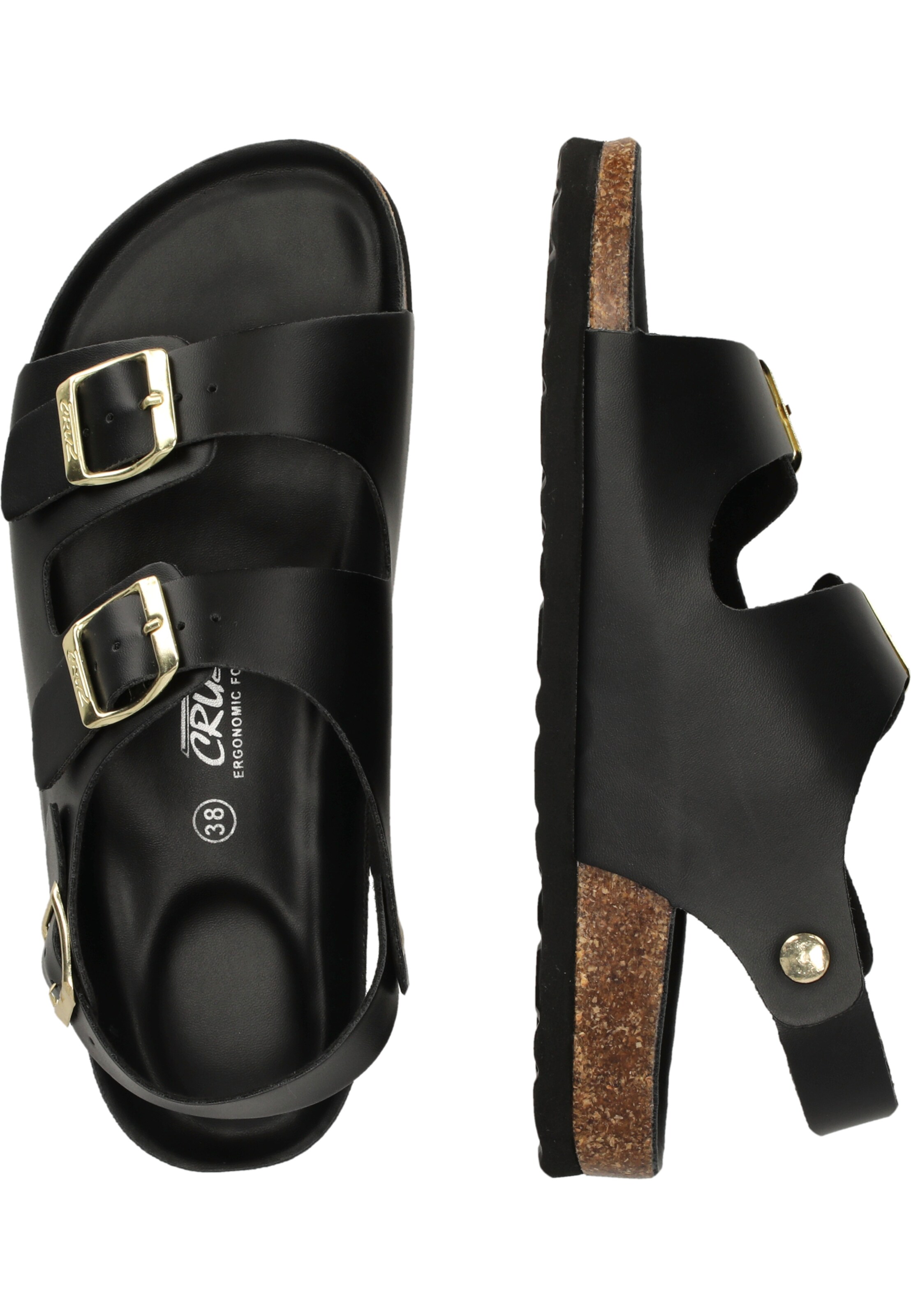 Cruz Sandalen 'Calyx' in Schwarz