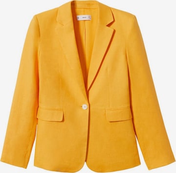 MANGO Blazer 'Boreli' in Yellow: front