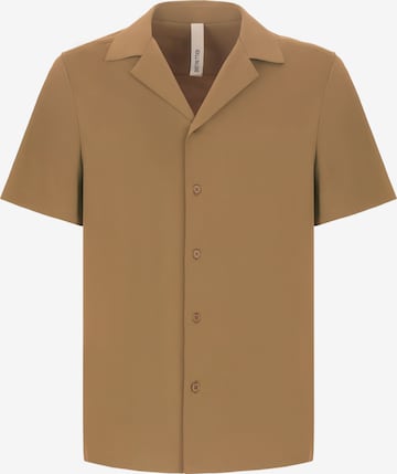 Camicia 'High-Perform 12 Active' di Distretto12 in marrone: frontale
