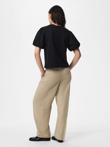 PIECES Shirt in Zwart