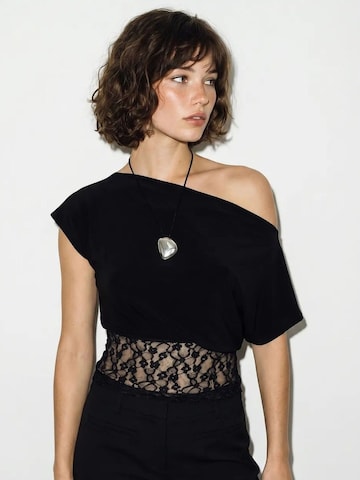 Bianco Lucci Blouse in Zwart