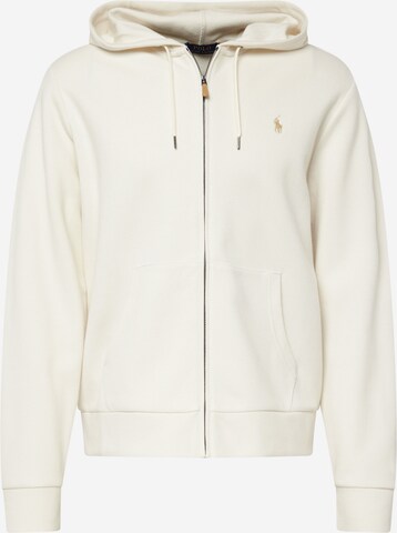 Veste de survêtement Polo Ralph Lauren en beige : devant