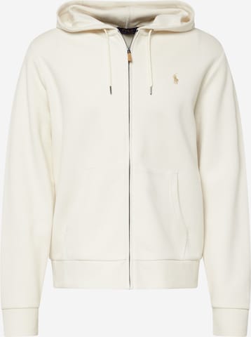 Veste de survêtement Polo Ralph Lauren en beige : devant