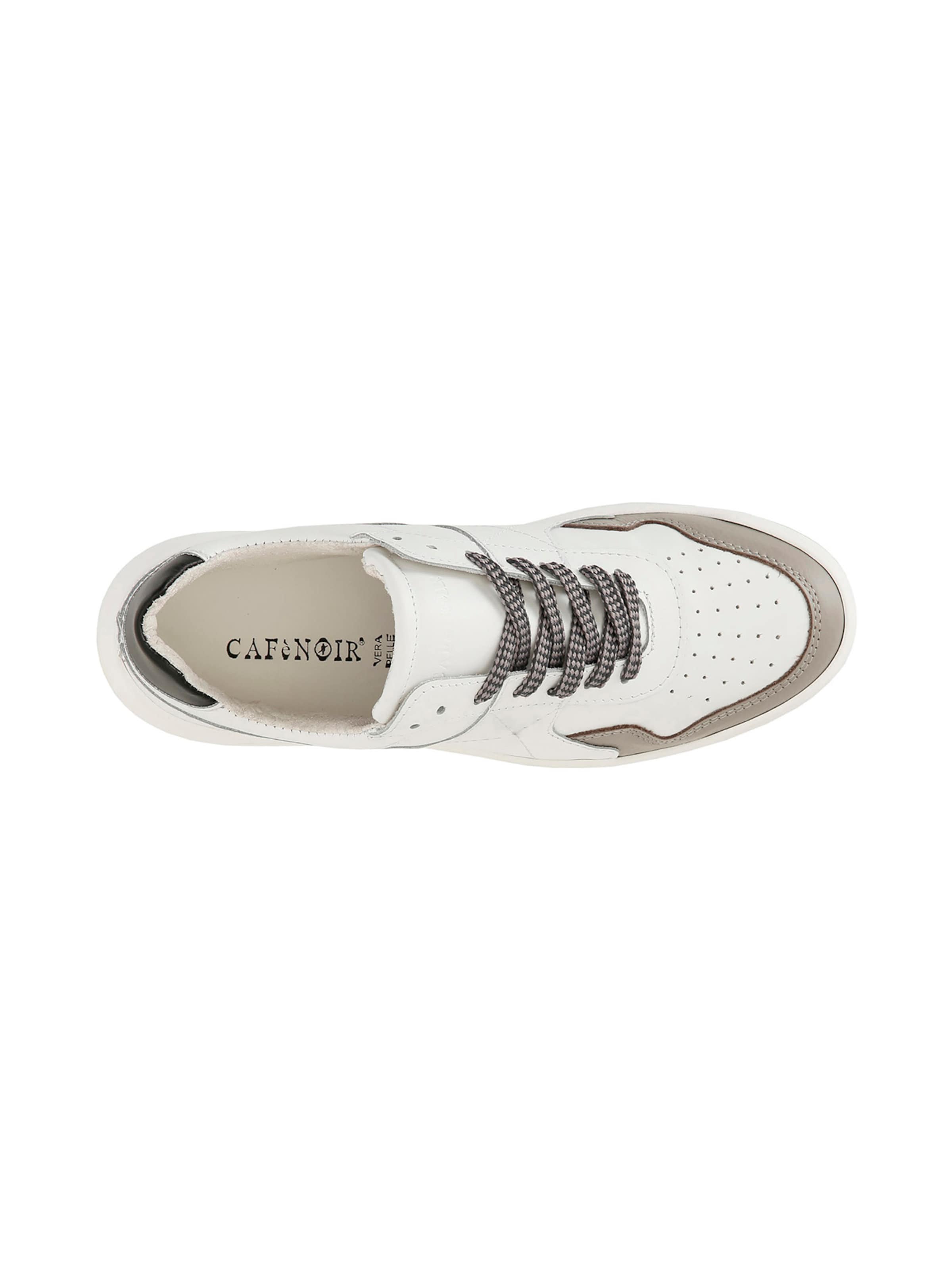 Baskets basses CAFè NOIR en blanc