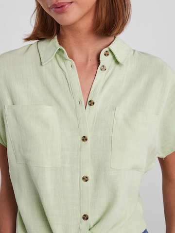 PIECES Blouse 'Vinsty' in Green