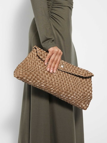 Dune LONDON Clutch in Bruin