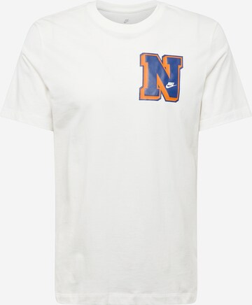 T-Shirt 'Club' Nike Sportswear en blanc : devant
