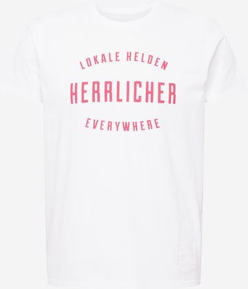 Herrlicher Shirt in Wit: voorkant