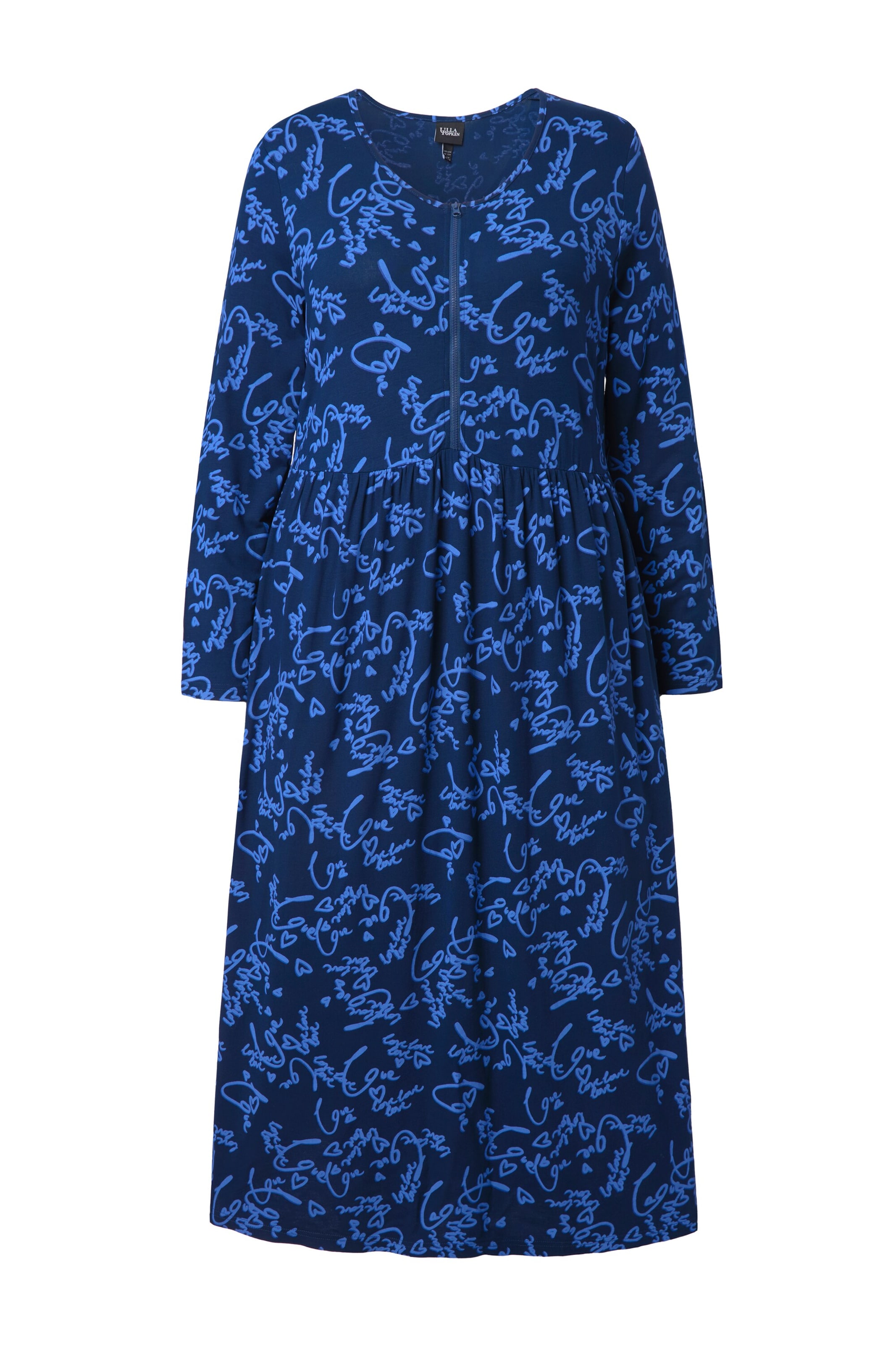 Ulla Popken Kleid in Blau: Vorderseite