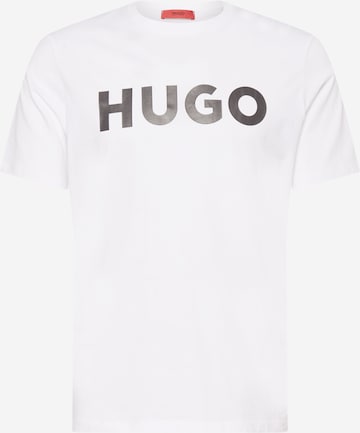 HUGO - Camisa 'Dulivio' em branco: frente