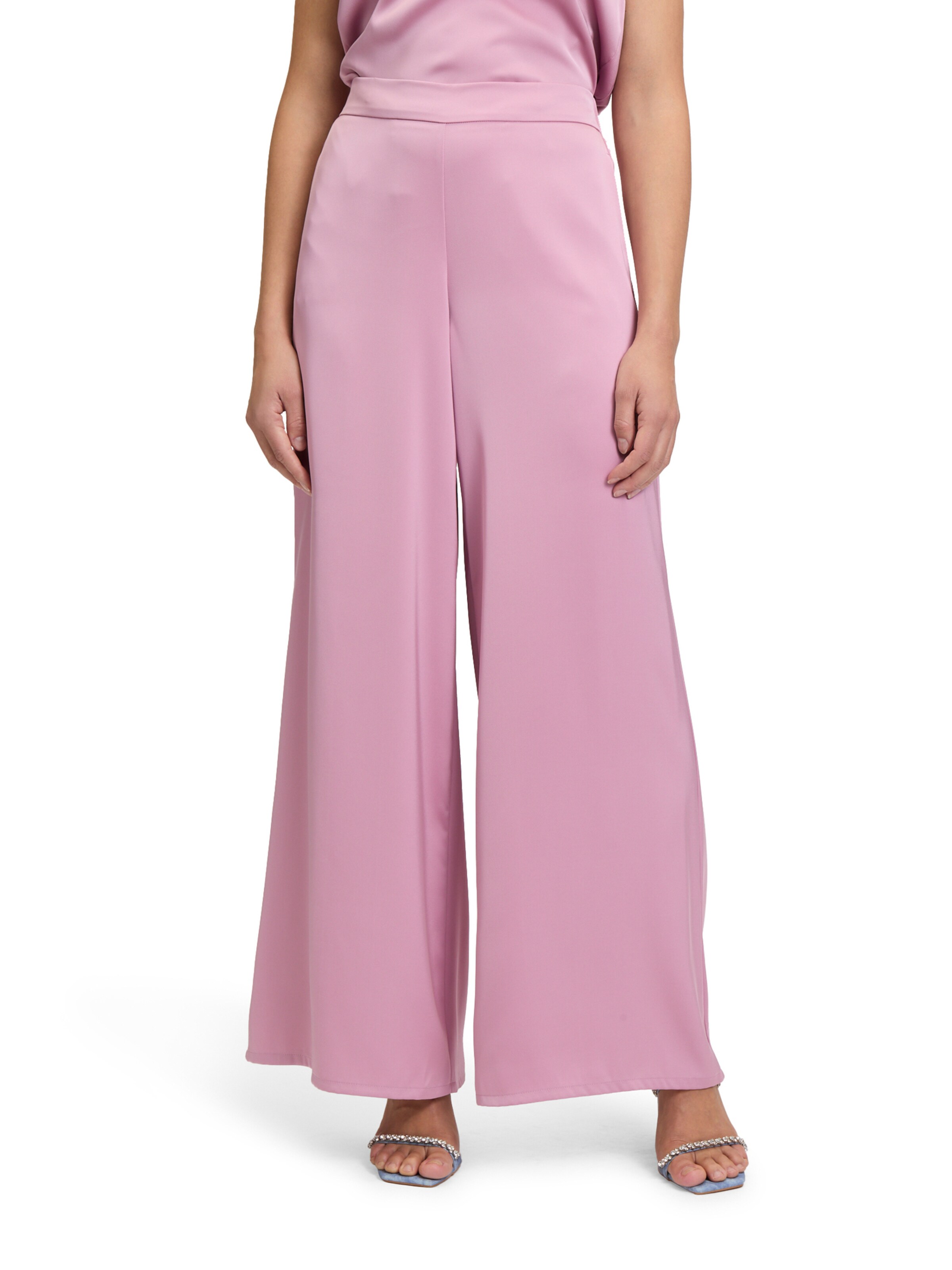 Loosefit Pantalon Vera Mont en rose : devant