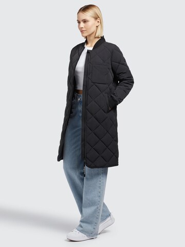 Cappotto di mezza stagione di khujo in nero