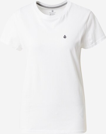 T-shirt 'STONE BLANKS' Volcom en blanc : devant