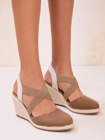 Lipsy Sandali | siva barva