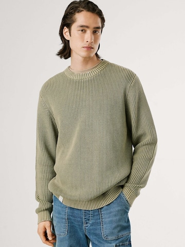 Pull-over 'Parker' Pepe Jeans en vert : devant